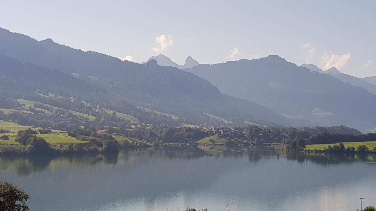 Petite Maison Sur La Colline Du Gibloux: 1Chambre,1 Salon Et Salle De Bain Prives Au Rez De Chausse, Piscine Exterieur Et Bbq , Le Châtelard-Montreux Eksteriør bilde